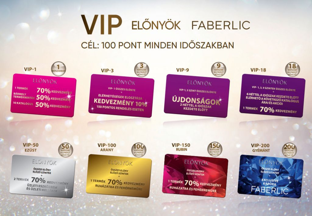 Faberlic VIP tagság