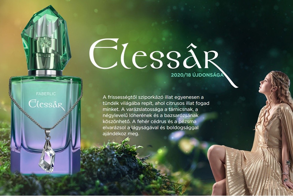 AJÁNDÉK 50 ml-es Elessar parfüm