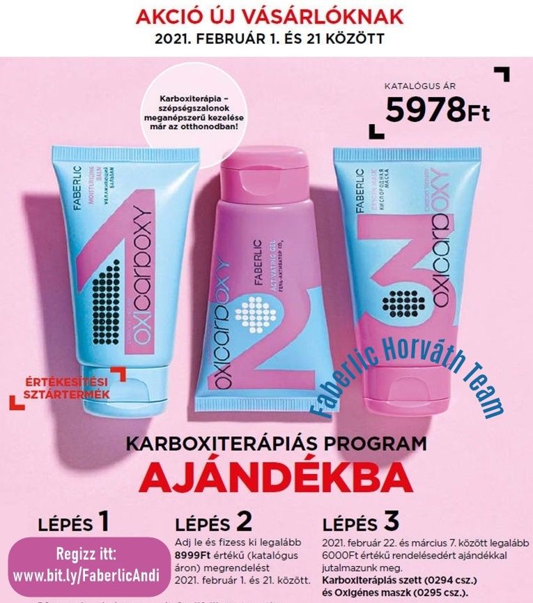 Faberlic karboxiterápia ajándékba